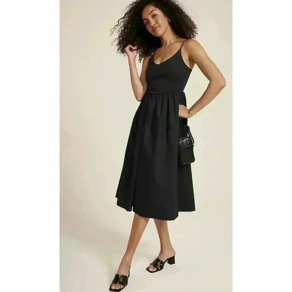 NWT Maurice’s Drop Waist Mix Media Midi Dress XX Large - Picture 1 of 3